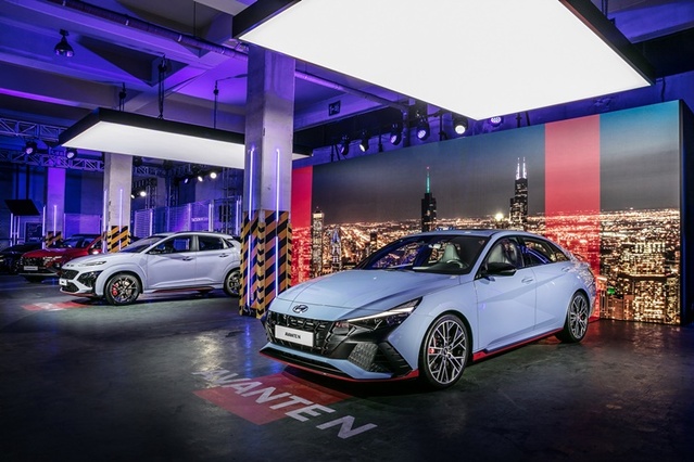 ▲ 주행 성능을 대폭 강화한 ‘아반떼 N’ ⓒ현대자동차