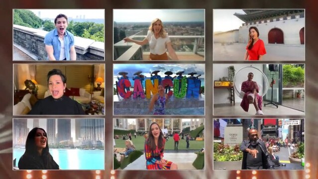 ▲ 뮤지컬 배우 신영숙(우측 상단).ⓒ'밀라노 인터내셔널 뮤지컬 페스티벌' 홍보영상 캡처