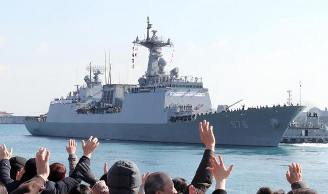 ▲ 현재 청해부대 34진을 맡고 있는 해군 구축함 문무대왕함. ⓒ뉴시스. 무단전재 및 재배포 금지.