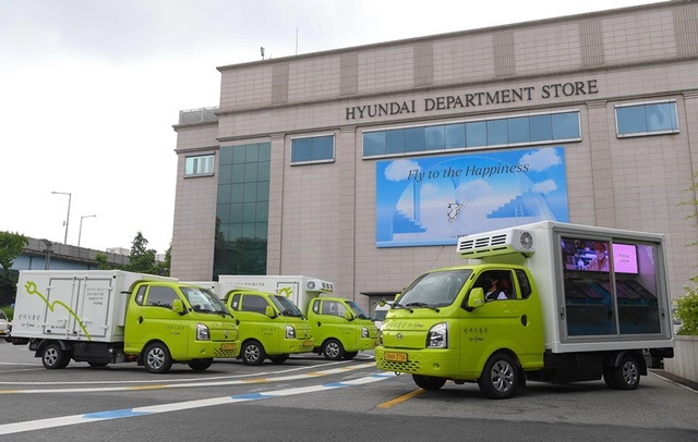 ▲ 1t 트럭인 포터 전기자동차 ⓒ현대차그룹