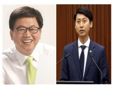 ▲ 촤측부터 최교진 세종교육감, 이태환 세종시의장.ⓒ세종교육청·세종시의회