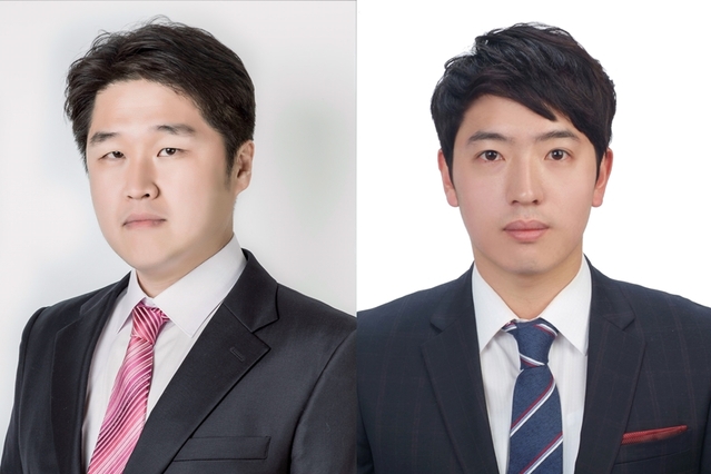 ▲ 왼쪽부터 박철민 교수, 남기훈 연구원.ⓒ금오공대