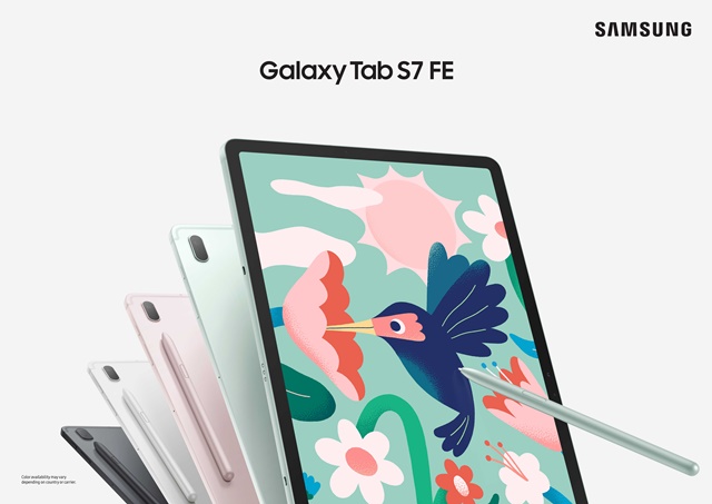 ▲ '갤럭시 탭 S7 FE'. ⓒ삼성전자