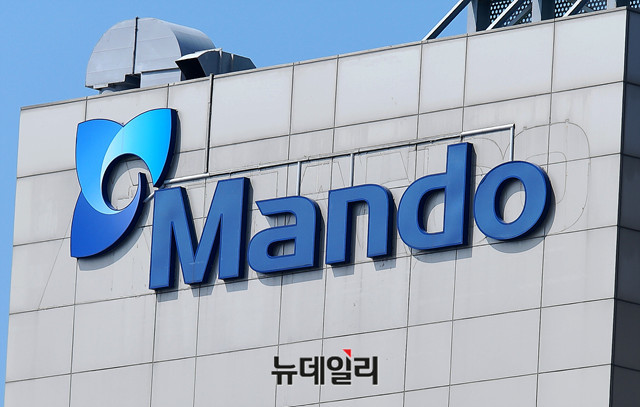 ▲ 만도 기업 로고(CI) ⓒ뉴데일리DB