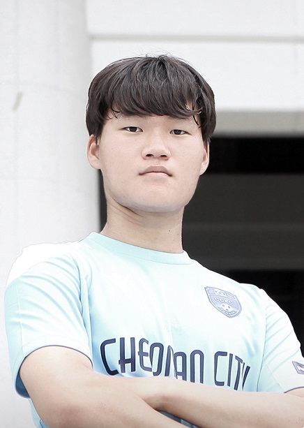 ▲ 천안시축구단 손형빈 선수.ⓒ천안시축구단