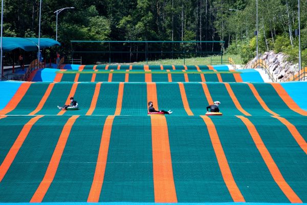 ▲ 에듀팜리조트 사계절 썰매장.ⓒ증평군