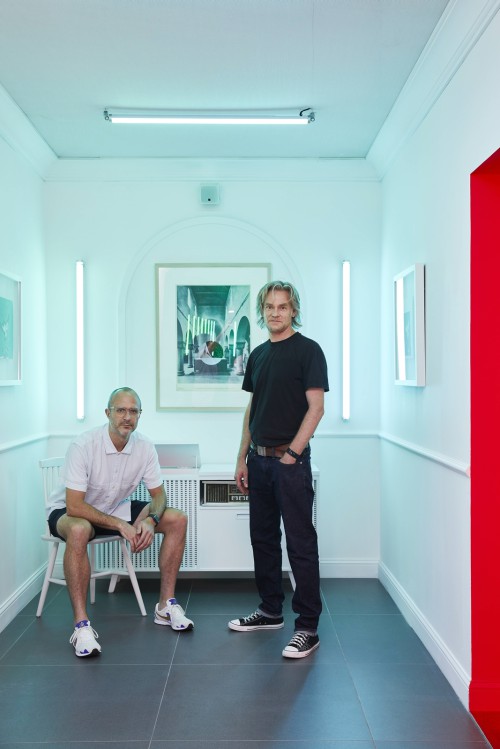 ▲ '비욘더로드' 크리에이티브 디렉터 스티븐 도비(왼쪽)와 프로듀서 콜린 나이팅게일.ⓒ미쓰잭슨