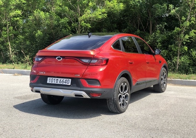 ▲ 르노삼성자동차의 2022년형 XM3 ⓒ박상재 기자