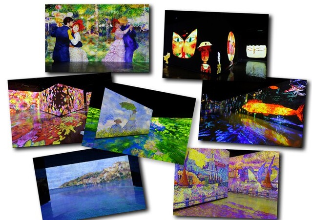 ▲ '빛의 벙커 : 모네, 르누아르… 샤갈' 엽서북.ⓒ빛의 벙커