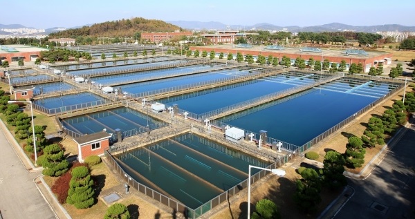 ▲ 대전상수도사업본부 정수철리시설 전경.ⓒ대전시