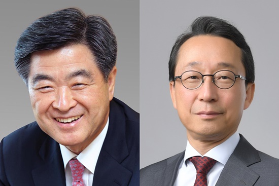 ▲ 사진 왼쪽부터 권오갑 현대중공업지주 회장, 조영철 한국조선해양 사장 ⓒ현대중공업그룹