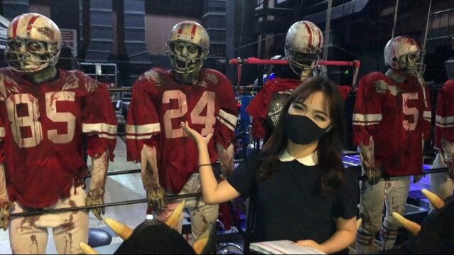 ▲ '오늘도 전석매진'출연해 뮤지컬 '비틀쥬스' 백스테이지를 소개하는 홍나현 배우.ⓒ인터파크