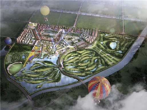 ▲ 웨스턴리버컨소시엄 제안 관광레저용지 개발 조감도.ⓒ새만금개발청