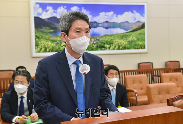 ▲ 이인영 통일부 장관. ⓒ뉴데일리DB