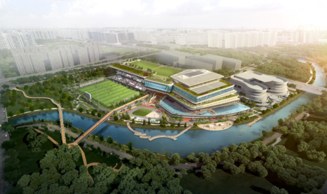 ▲ 풍골 스포츠센터 조감도. ⓒ 현대건설