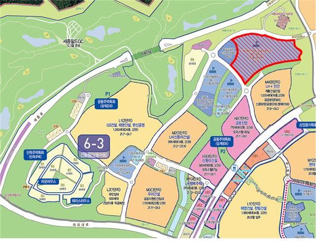 ▲ 세종 캠퍼스형 고등학교 위치도.ⓒ세종교육청