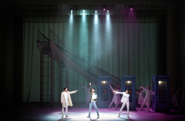 ▲ 뮤지컬 '광화문연가' 공연 장면(엄기준·차지연).ⓒCJ ENM