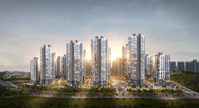 ▲ 라인건설이 충남 아산테크노밸리 Ab5블록에 분양하는 ‘아산테크노밸리6차 EG the1’가 오는 23일에 특별공급을 시작한다. ⓒ라인건설