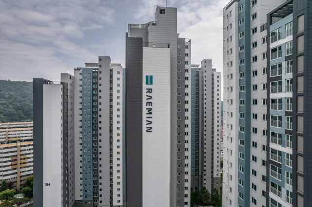 ▲ 래미안 어반비스타 외벽. ⓒ 삼성물산