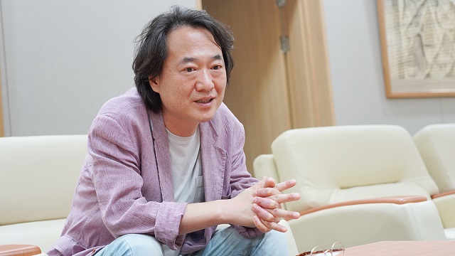 ▲ ‘인피니티 플라잉’을 제작한 최철기 페르소나 총감독 인터뷰 사진.ⓒ경주엑스포