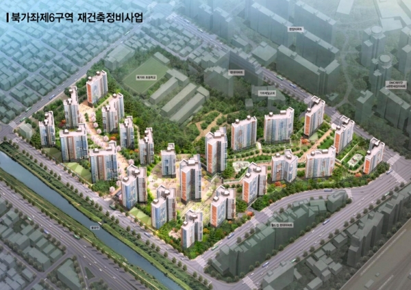 ▲ 북가좌6구역 재건축정비사업 조감도. ⓒ서울시 재개발·재건축 클린업시스템