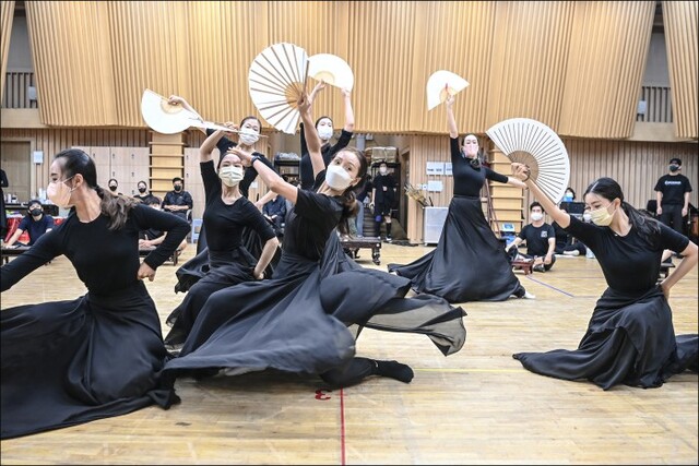 ▲ 뮤지컬 '조선 삼총사' 연습 현장(서울시무용단).ⓒ세종문화회관