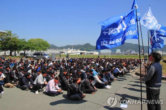 ▲ 르노삼성 노사가 기본급 동결 등 핵심 쟁점에서 이견을 좁히지 못하고 있다. ⓒ연합뉴스