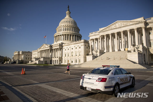 ▲ 미국 의회 의사당 '캐피톨 힐'. ⓒ뉴시스. 무단전재 및 재배포 금지.