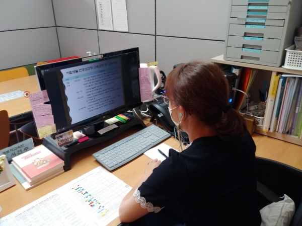 ▲ 대전특수교육원이 특수교육대상자 진학 정보 제공을 위한 2022학년도 진학 설명회를 개최했다.ⓒ대전특수교육원