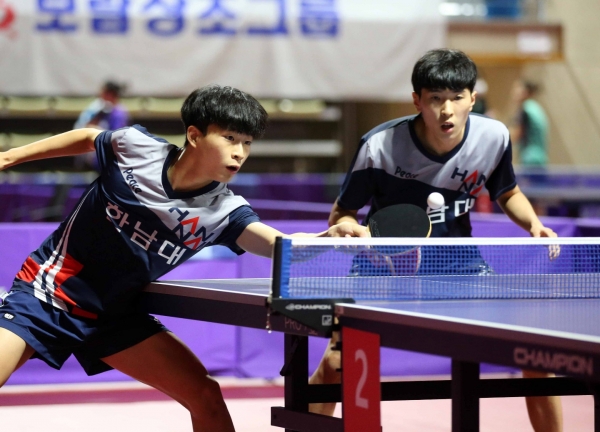 ▲ 경기장면.ⓒ한남대