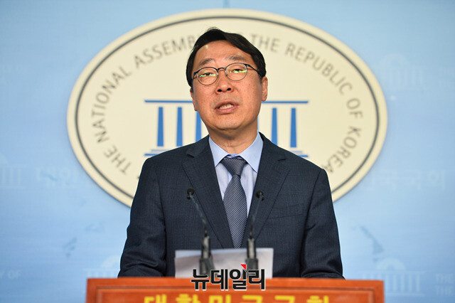 ▲ 이낙연 캠프의 정무실장인 윤영찬 더불어민주당 의원. ⓒ뉴데일리