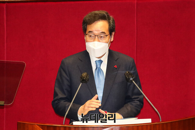 ▲ 이낙연 더불어민주당 대선 예비후보. ⓒ뉴데일리DB