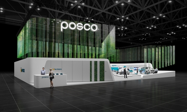 ▲ 포스코그룹은 상단에 파노라마 쇼를 통해 그룹의 수소사업 비전을 소개할 예정이다. 
 ⓒ포스코그룹