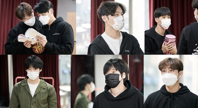 ▲ 뮤지컬 '개와 고양이의 시간' 연습실 현장.ⓒ아떼오드