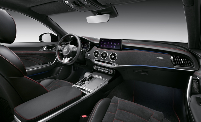 ▲ The 2022 스팅어의 내부 모습. ⓒ기아