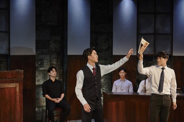 ▲ 연극 '보도지침' 공연 장면.ⓒ인사이트엔터테인먼트