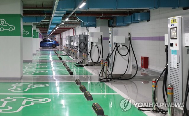 ▲ 전기차 급속충전소.ⓒ연합뉴스
