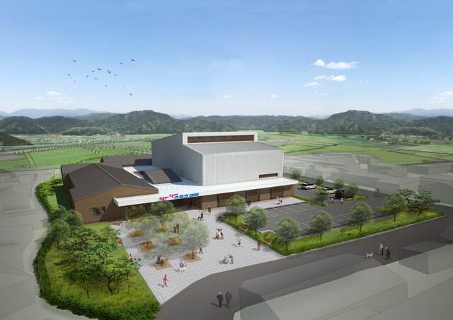 ▲ 군위군 할매할배스포츠센터 조감도.ⓒ군위군