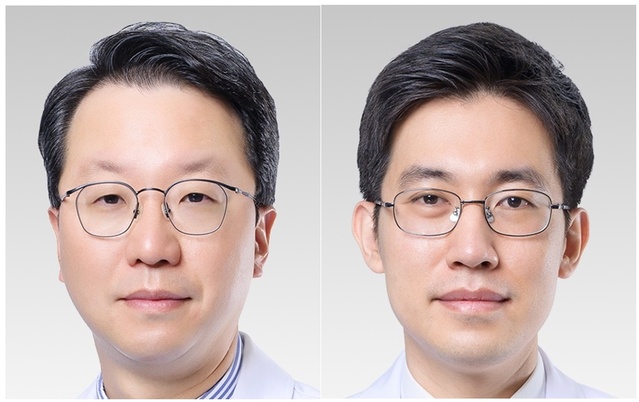 ▲ 좌측부터 강남세브란스 신경외과 김경헌, 장현준 교수. ⓒ강남세브란스병원