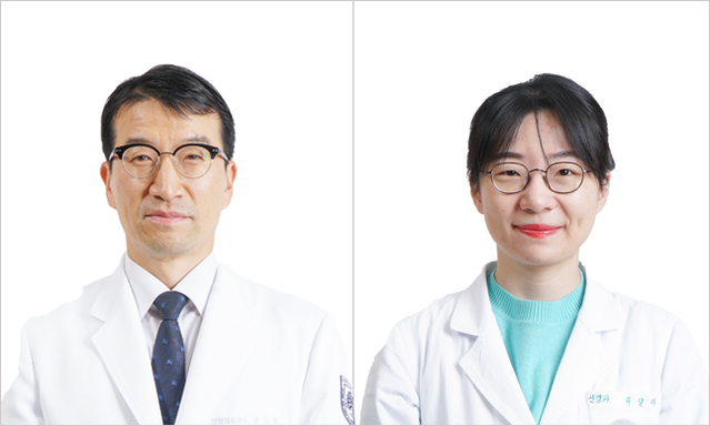 ▲ 좌측부터 경희대병원 정형외과 강경중, 신경과 유달라 교수. ⓒ경희대병원