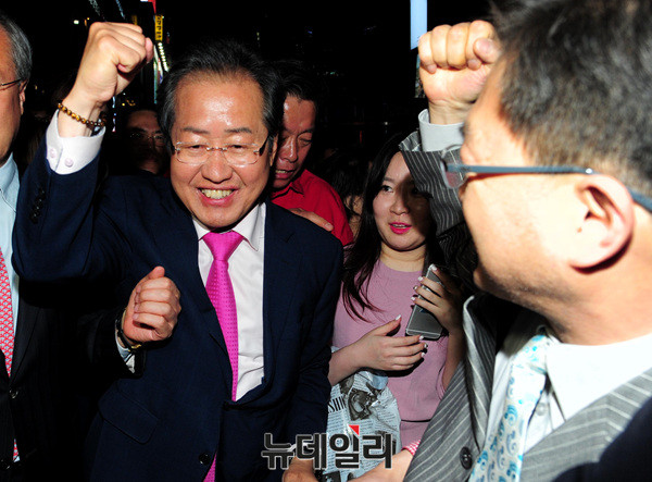 ▲ 대선경선에 나선 홍준표 국민의힘 예비후보의 지지율이 상승세를 타는 가운데 더불어민주당의 속내가 복잡하다. ⓒ뉴데일리DB