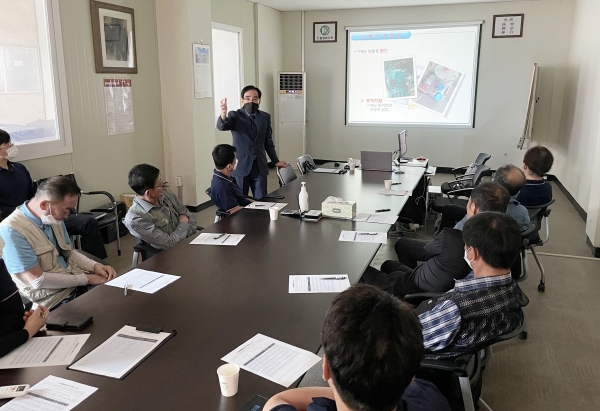 ▲ 대전상공회의소는 10일 ㈜동양에스텍 임직원 20여 명을 대상으로 ‘산업재해 예방 교육’을 실시했다.ⓒ대전상공회의소