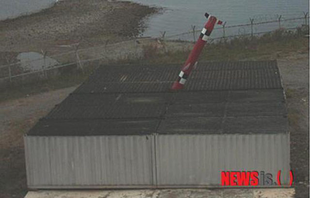 ▲ 2012년 4월 국방부가 공개한 현무-3C 순항미사일 시험 장면. ⓒ뉴시스. 무단전재 및 재배포 금지.