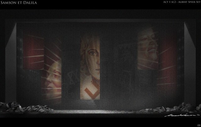 ▲ 오페라 '삼손과 데릴라' 무대 디자인.ⓒ국립오페라단