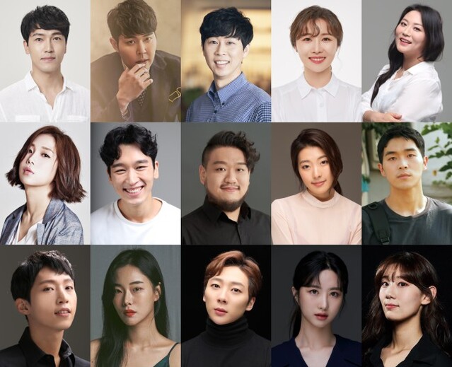 ▲ 뮤지컬 '백만송이의 사랑' 출연진.ⓒ극공작소 마방진