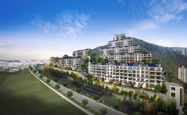 ▲ 경산 더테라스 만월 조감도.ⓒ경산 더테라스 만월