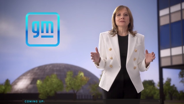 ▲ 메리 바라 GM CEO가 'CES 2021'에서 기조연설을 하는 모습 ⓒ한국GM