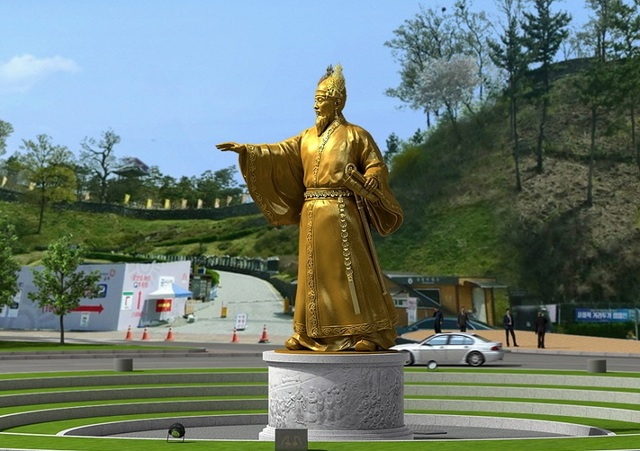 ▲ 무령왕 동상 조감도.ⓒ공주시