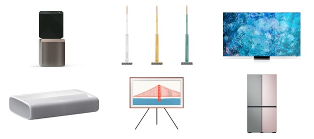 ▲ 국제 디자인 공모전 'IDEA 2021' 삼성전자 주요 수상작. ⓒ삼성전자