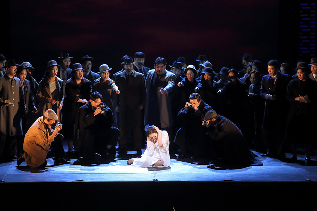 ▲ 개막작인 푸치니의 ‘토스카’와 창작오페라 ‘허왕후’를 성공적으로 공연하며 뜨거운 열기를 이어가고 있는 제18회 대구국제오페라축제가 세 번째 메인오페라 ‘윤심덕, 사의 찬미’를 오는 10월 1일 대구오페라하우스 무대에 올린다.ⓒ대구오페라하우스